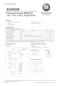ECH8308-TL-H Datasheet Cover