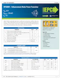 EPC8009 Datenblatt Cover