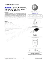 FCHD125N65S3R0-F155 Datasheet Cover