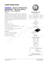 FCHD190N65S3R0-F155 Datasheet Cover