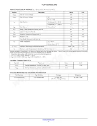 FCP165N65S3R0 Datasheet Page 2
