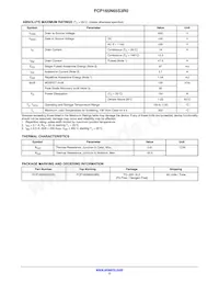 FCP165N65S3R0 Datasheet Pagina 2