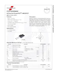 FCPF2250N80Z Datasheet Page 2