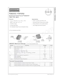 FDB2552 Datasheet Pagina 2