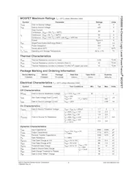 FDB8860 Datasheet Pagina 3