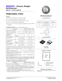 FDBL9406L-F085 Datasheet Cover