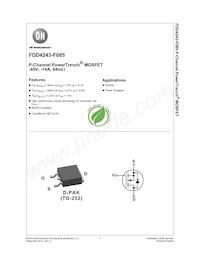 FDD4243-F085P Datasheet Cover