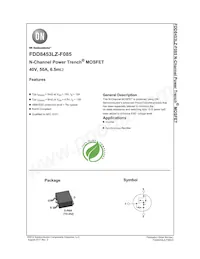 FDD8453LZ-F085 Datasheet Cover
