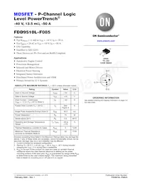 FDD9510L-F085 Datasheet Cover
