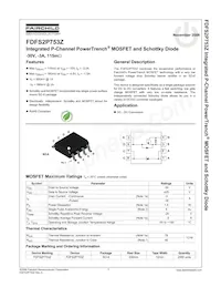 FDFS2P753Z Datasheet Page 2