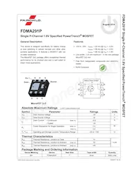FDMA291P Datasheet Page 2