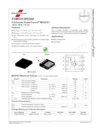 FDMC013P030Z Datasheet Page 2