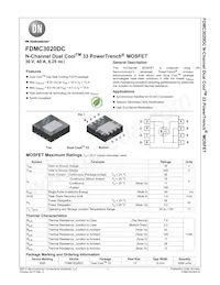 FDMC3020DC Datasheet Cover
