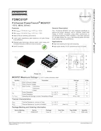 FDMC610P Datasheet Page 2