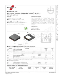 FDMC86160 Datasheet Pagina 2