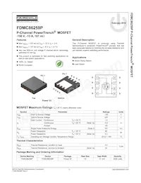 FDMC86259P Datenblatt Seite 2