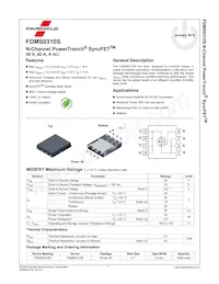 FDMS0310S Datasheet Page 2
