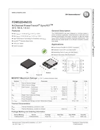 FDMS2D4N03S Datasheet Cover