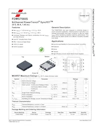 FDMS7560S Datasheet Page 2