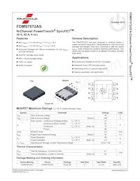 FDMS7672AS Datasheet Page 2