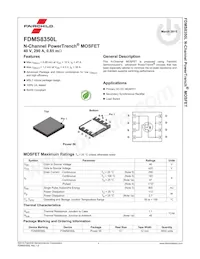 FDMS8350L Datasheet Page 2