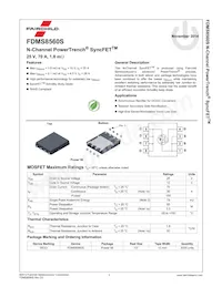 FDMS8560S Datasheet Page 2