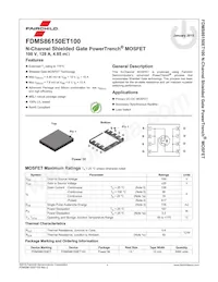 FDMS86150ET100 Datasheet Page 2
