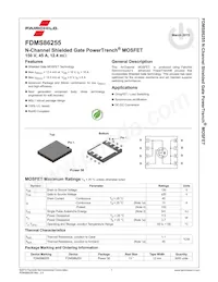 FDMS86255 Datasheet Page 2