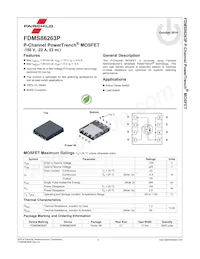FDMS86263P Datasheet Page 2