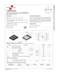 FDMS86300 Datasheet Page 2