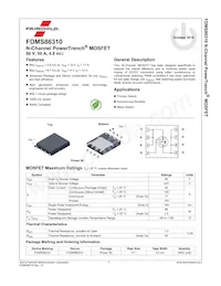 FDMS86310 Datasheet Page 2