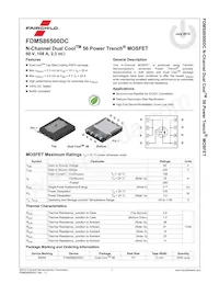 FDMS86500DC Datasheet Page 2
