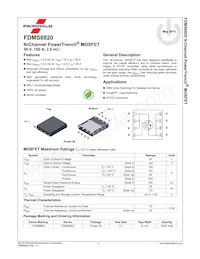 FDMS8820 Datasheet Page 2