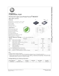 FDMS9409L-F085 Datenblatt Cover