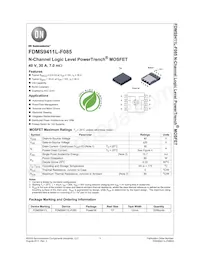 FDMS9411L-F085 Datenblatt Cover