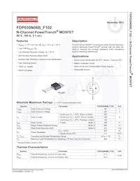 FDP030N06B-F102 Datasheet Page 2