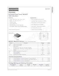 FDS3692 Datasheet Page 2