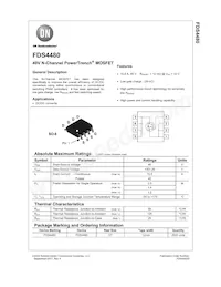FDS4480 Datasheet Cover