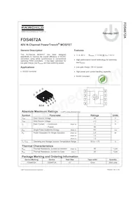 FDS4672A Datasheet Page 2