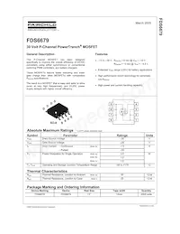 FDS6679 Datasheet Page 2