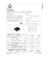 FDS6690A Datasheet Cover