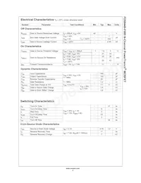 FDS8449-F085P Datasheet Page 2
