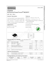 FDS8690 Datasheet Page 2