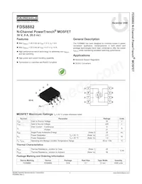 FDS8882 Datasheet Page 2