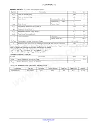 FDU5N50NZTU Datasheet Page 2