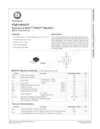 FQB10N50CFTM-WS Datasheet Cover