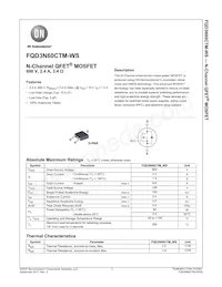 FQD3N60CTM-WS Datasheet Cover
