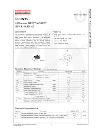 FQD5N15TM Datasheet Page 2