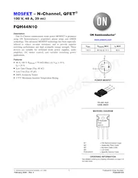 FQH44N10-F133 Datasheet Copertura