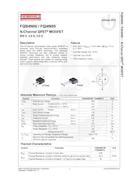 FQI4N80TU Datasheet Page 2